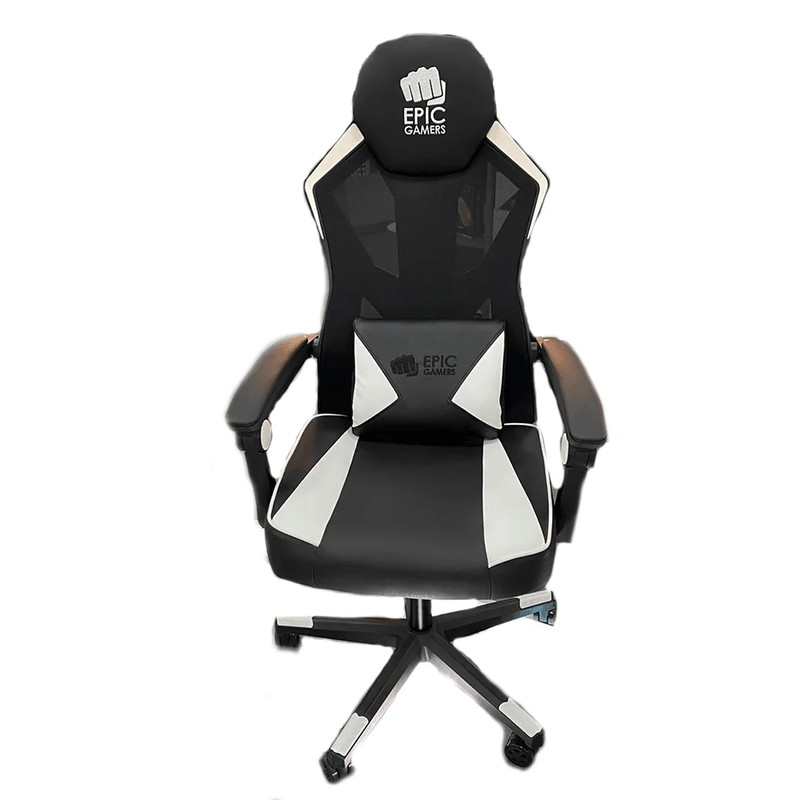 Epic Gamers Gaming Chair 001 - Black/White - كرسي